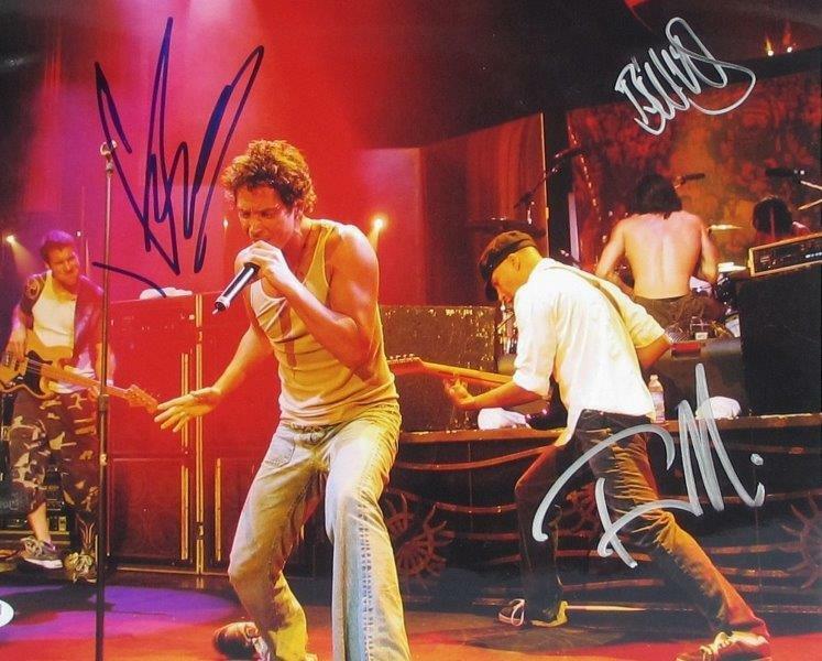 REPRINT - AUDIOSLAVE Chris Cornell Autographed Signed 8 x 10 Photo Poster painting Tom Morello