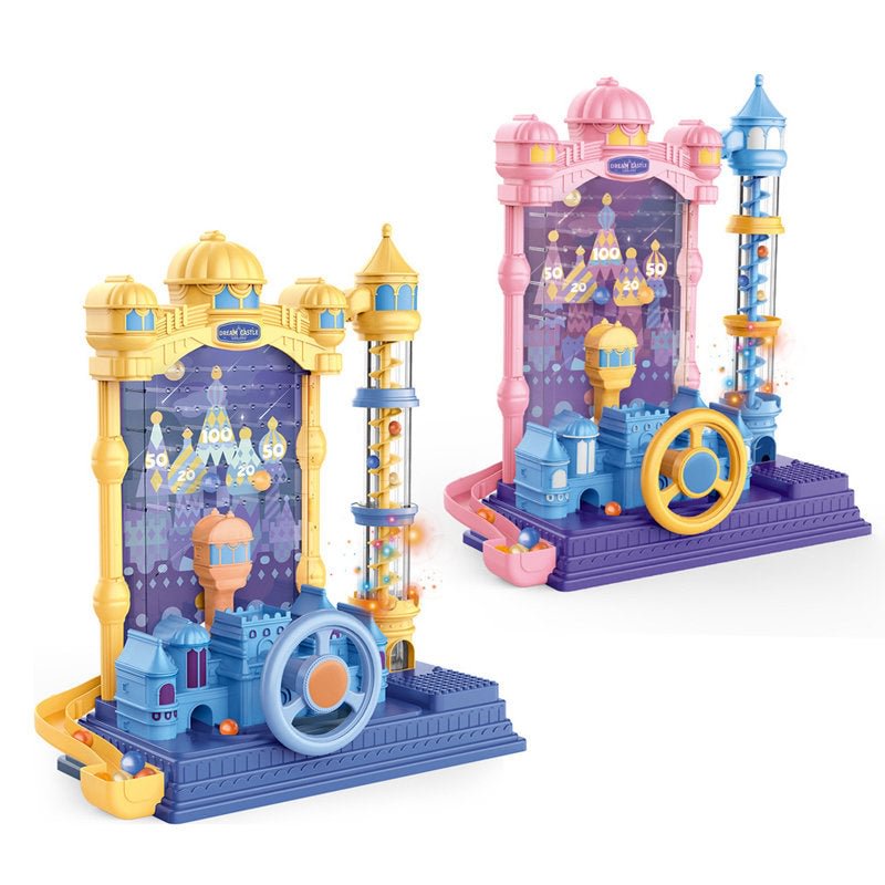 Castle Catching Ball Pinball Machine with Light and Music