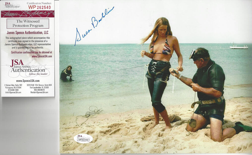 JAWS 1st Victim autographed 8x10 Preparation Photo Poster painting JSA Cert  Bonus of signing