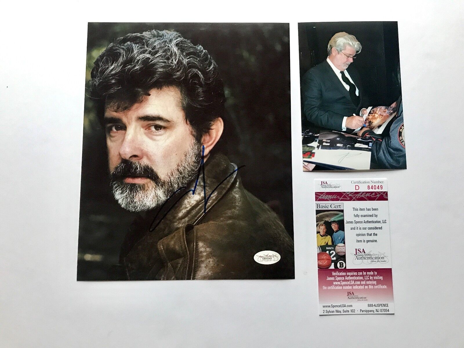 George Lucas Very Rare! signed autographed Star Wars 8x10 Photo Poster painting JSA Spence cert