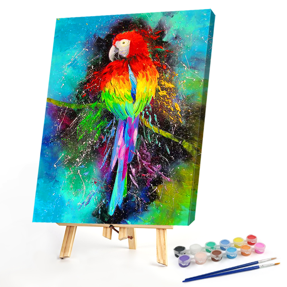 

40*50CM - Paint By Numbers - Parrot, 501 Original