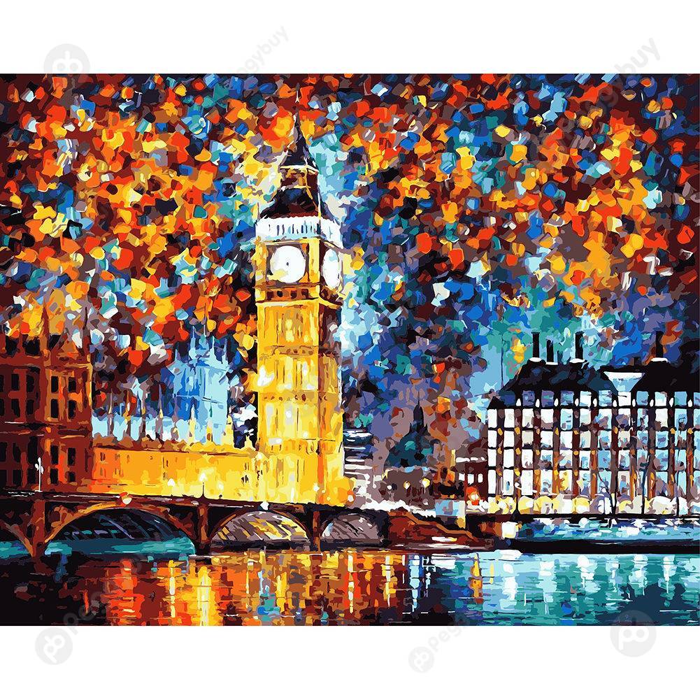 

40*50CM Paint By Numbers-Big Ben, 501 Original