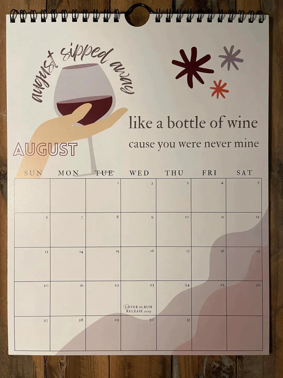 Ivyever 2024 TS Lyrics Calendar