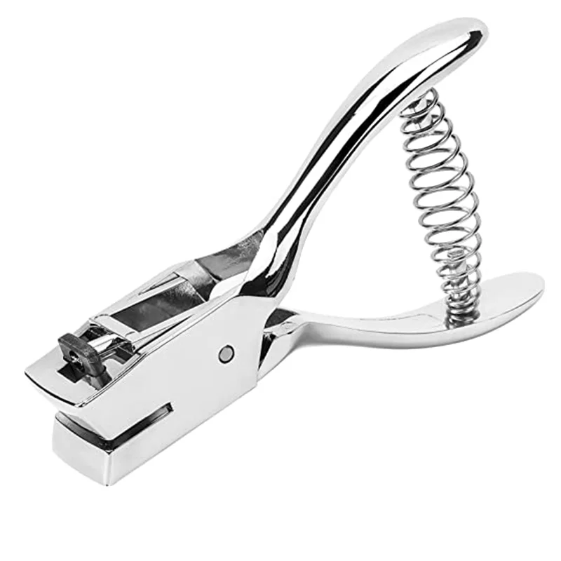 Fromthenon Badge ID Card Hole Puncher Oval Slot Punch Paper Cutter Planner Scrapbooking Tool Office Stationery School Supplies