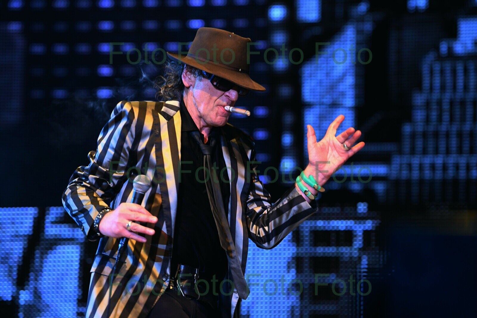 Udo Lindenberg Rock Musik Maler Foto 20 x 30 cm ohne Autogramm (Be-54