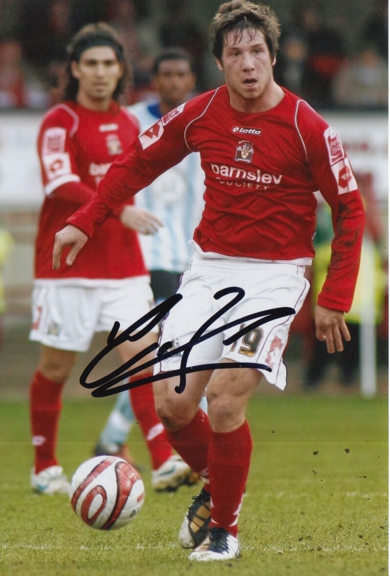 BARNSLEY HAND SIGNED JACOB BUTTERFIELD 6X4 Photo Poster painting.