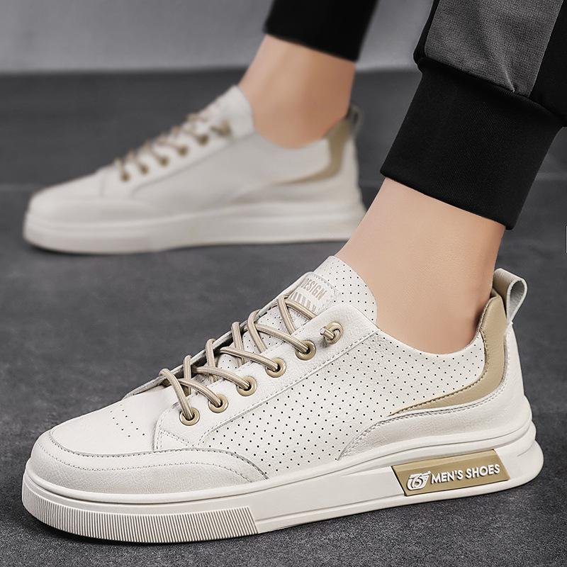 Soft surface casual skate shoes summer breathable men's shoes
