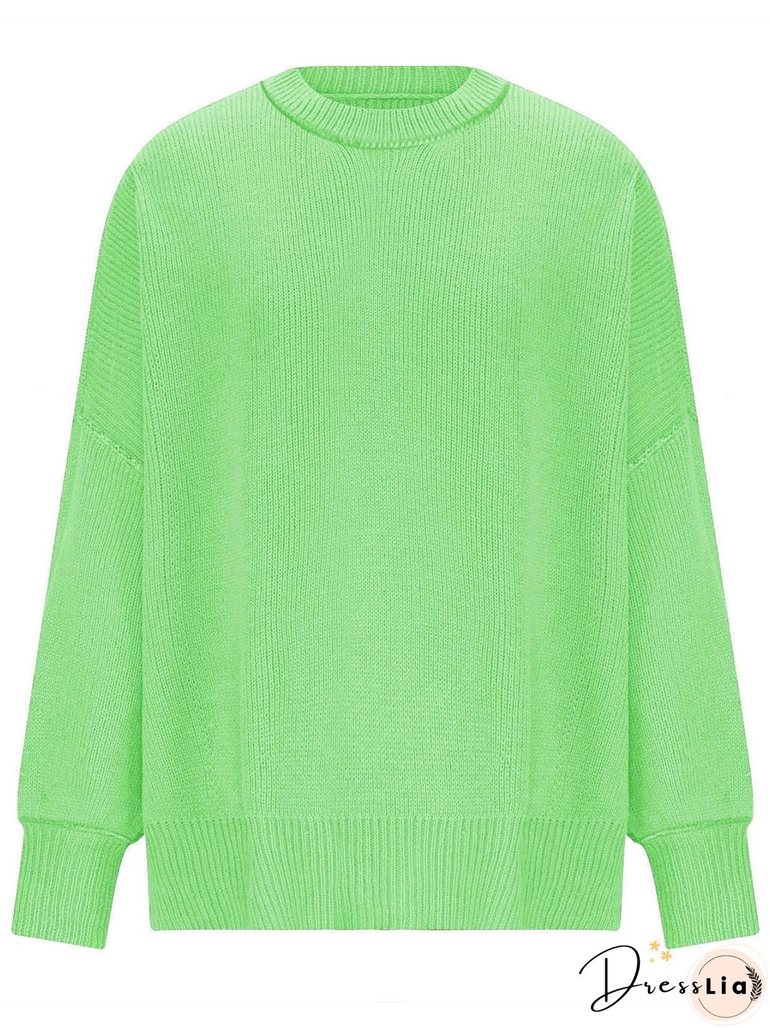 Round Neck Long Sleeve Sweater