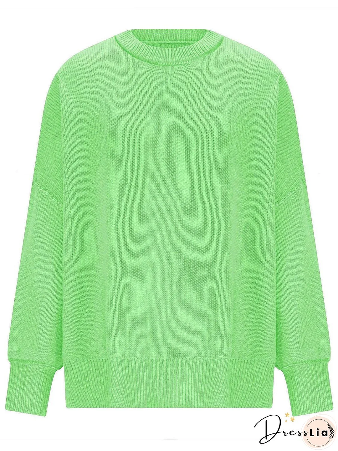 Round Neck Long Sleeve Sweater