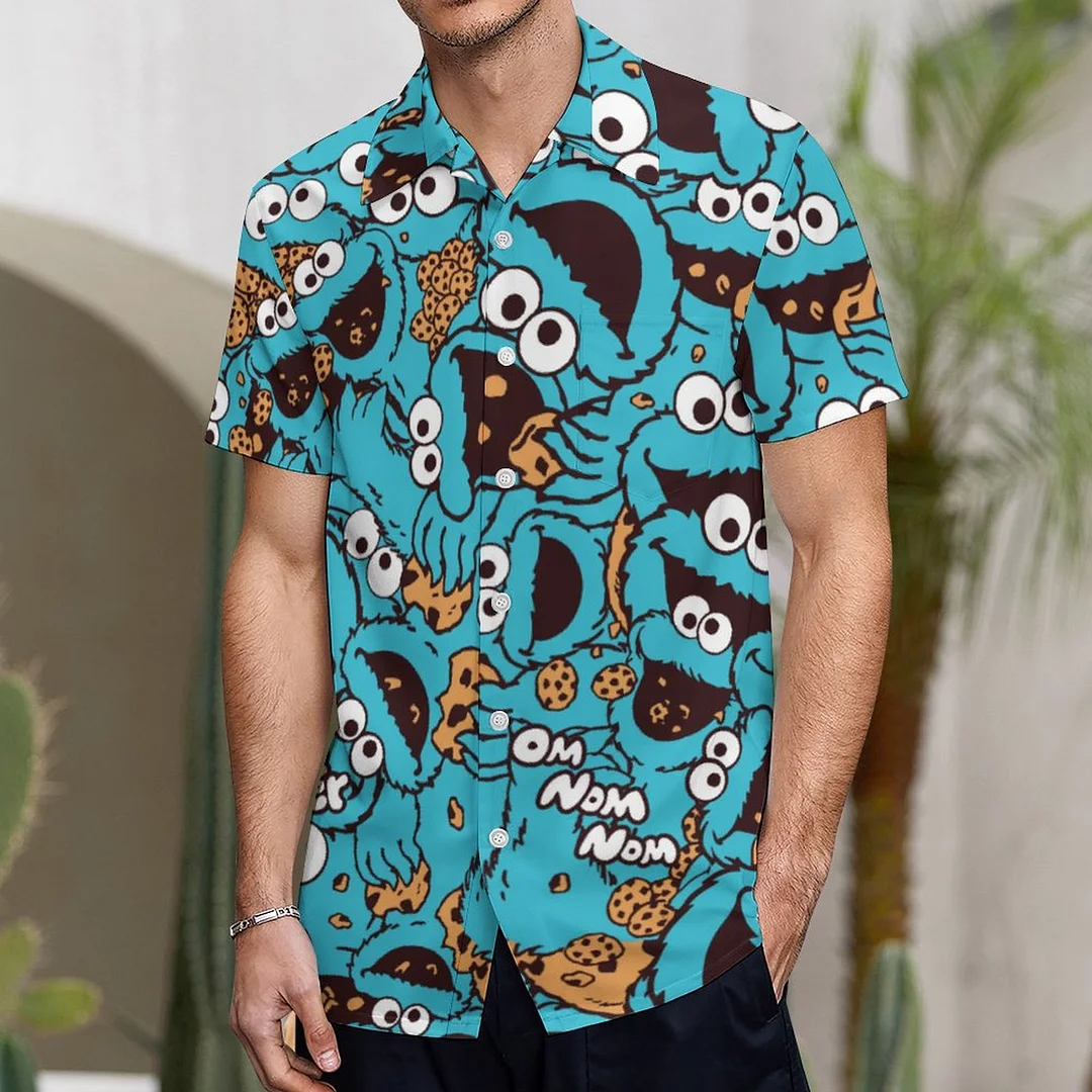 Cookie Monster Hawaiian Shirt