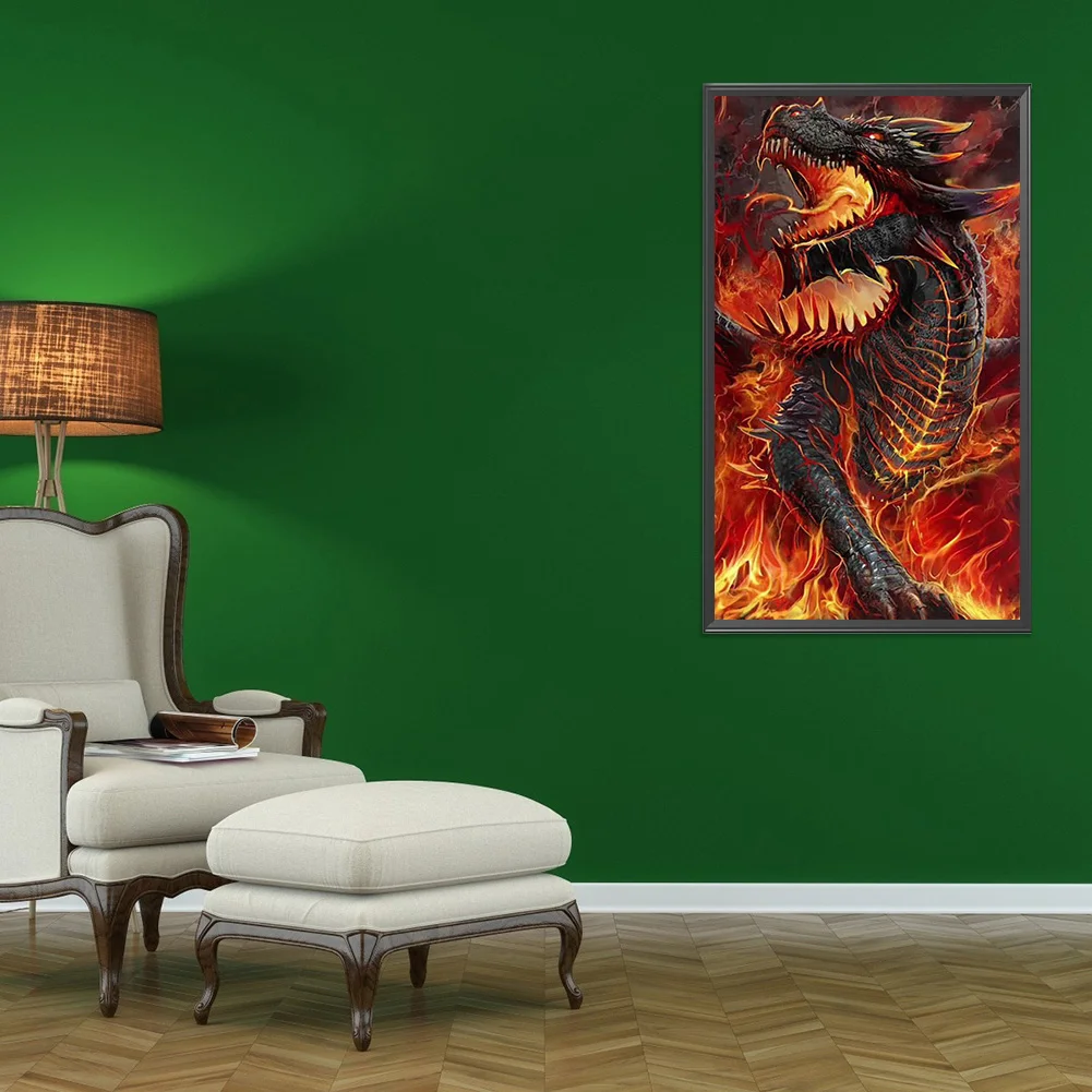 Full Square Diamond Painting 40*70cm - Dragon