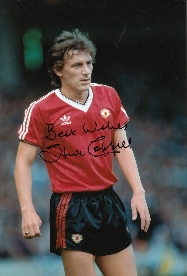 Manchester United Hand Signed Steve Coppell Photo Poster painting 12x8.