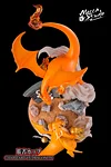 Palace of Victory Charizard vs Dragonite - Pokemon Resin Statue - Mecca Mai Studios