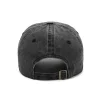 Men's Vintage Washed Denim Outdoor Embroidered Baseball Cap