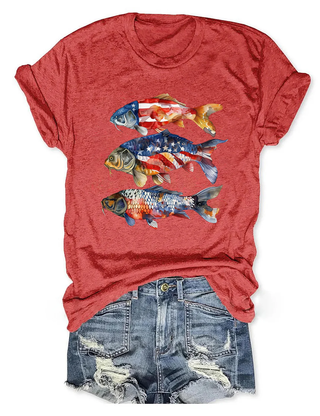 America Fish T-shirt