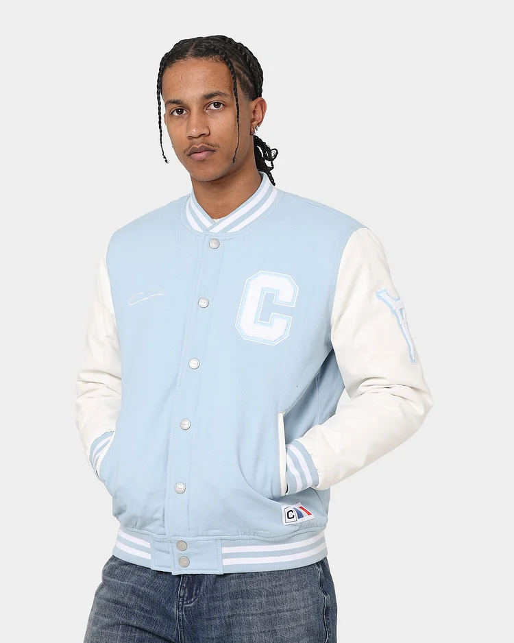 Carre MVP Varsity Jacket Light Blue/White