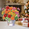 DIY Flower Vase Diamond Painting Single-sided Desktop Ornaments