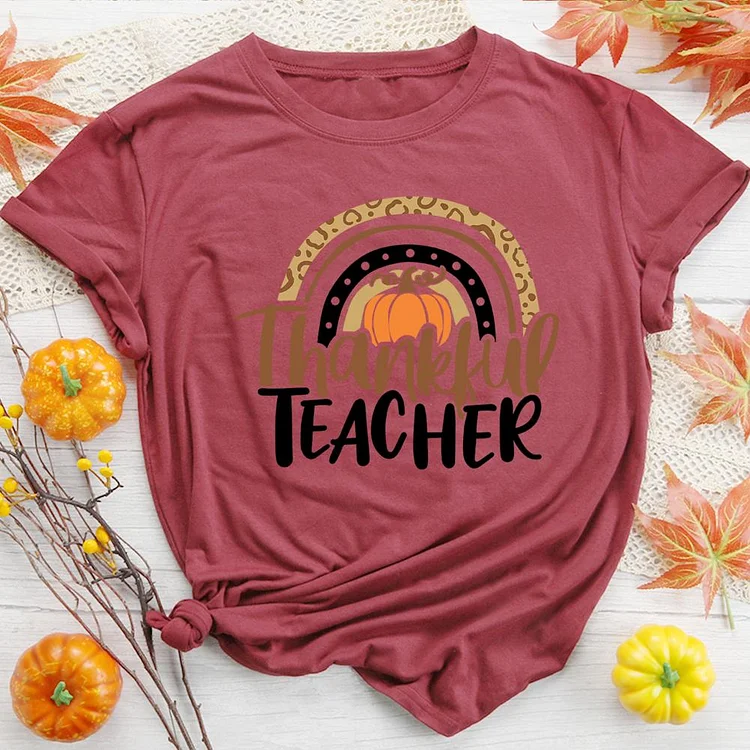 Thanksgiving Teacher T-Shirt-08191