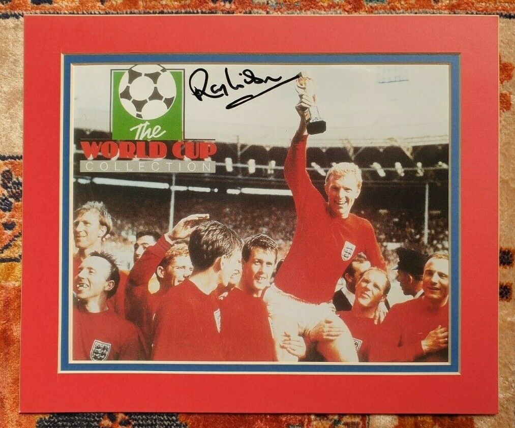 RAY WILSON Signed England 1966 World Cup Colour Mounted Photo Poster painting