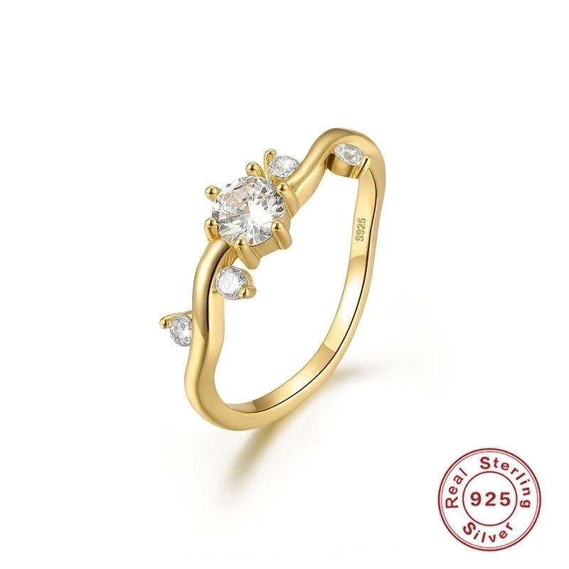 Retro Square Oval Butterfly Sterling Silver Inlay Zircon Rings