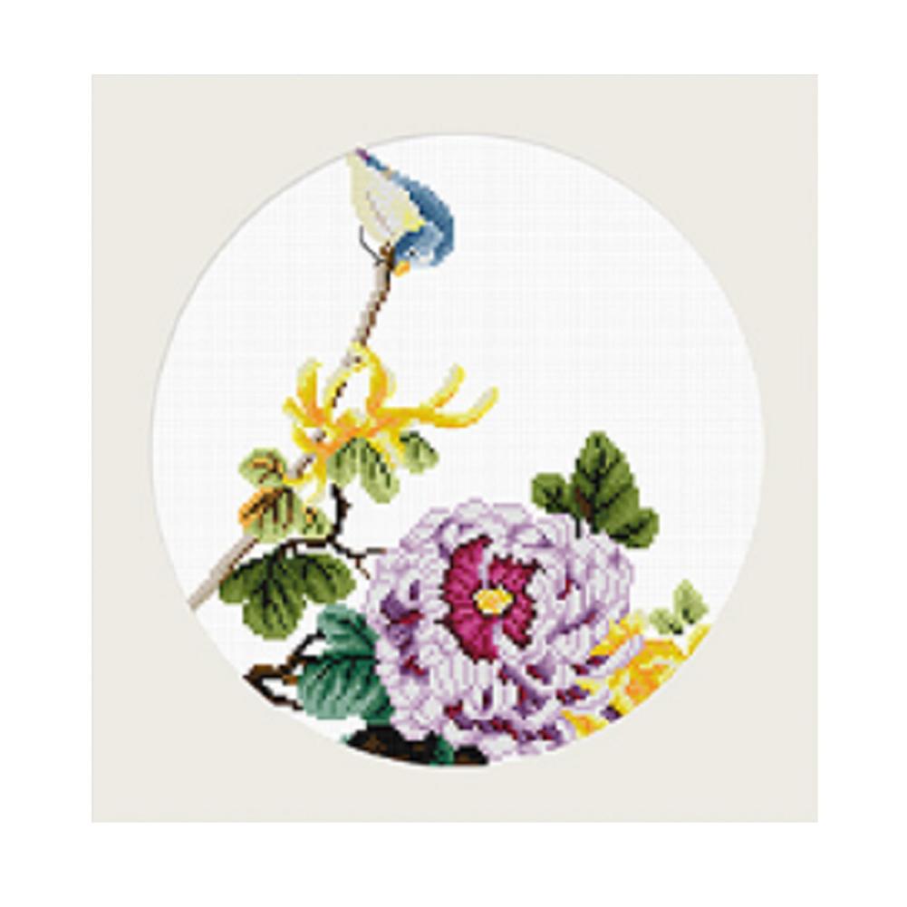 

Chrysanthemum - 11CT Stamped Cross Stitch - 37*37CM, 501 Original