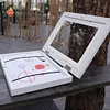 2pcs Kids Artwork Picture Frame with Mat for Kids Drawings Artworks Art Projects
