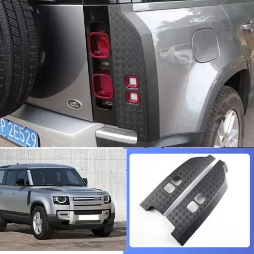 Dronehint For Land Rover Defender 2020-2023 Matte Black Rear Tail Light Protection Board (For: Land Rover) Parts