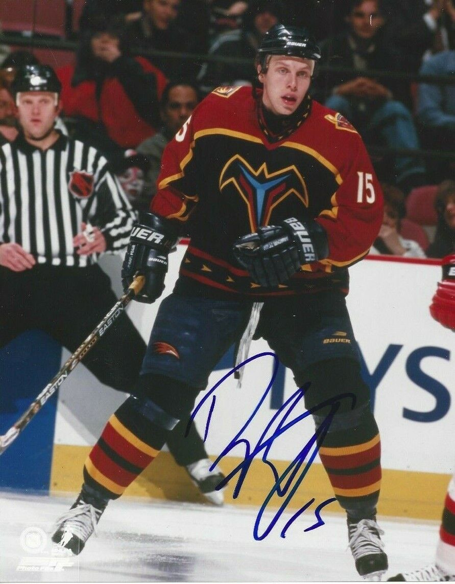 Dany Heatley Autographed 8x10 Atlanta ThrashersB663