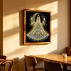 Diamond Painting-DIY Crystal Rhinestone Moon Shining Girl