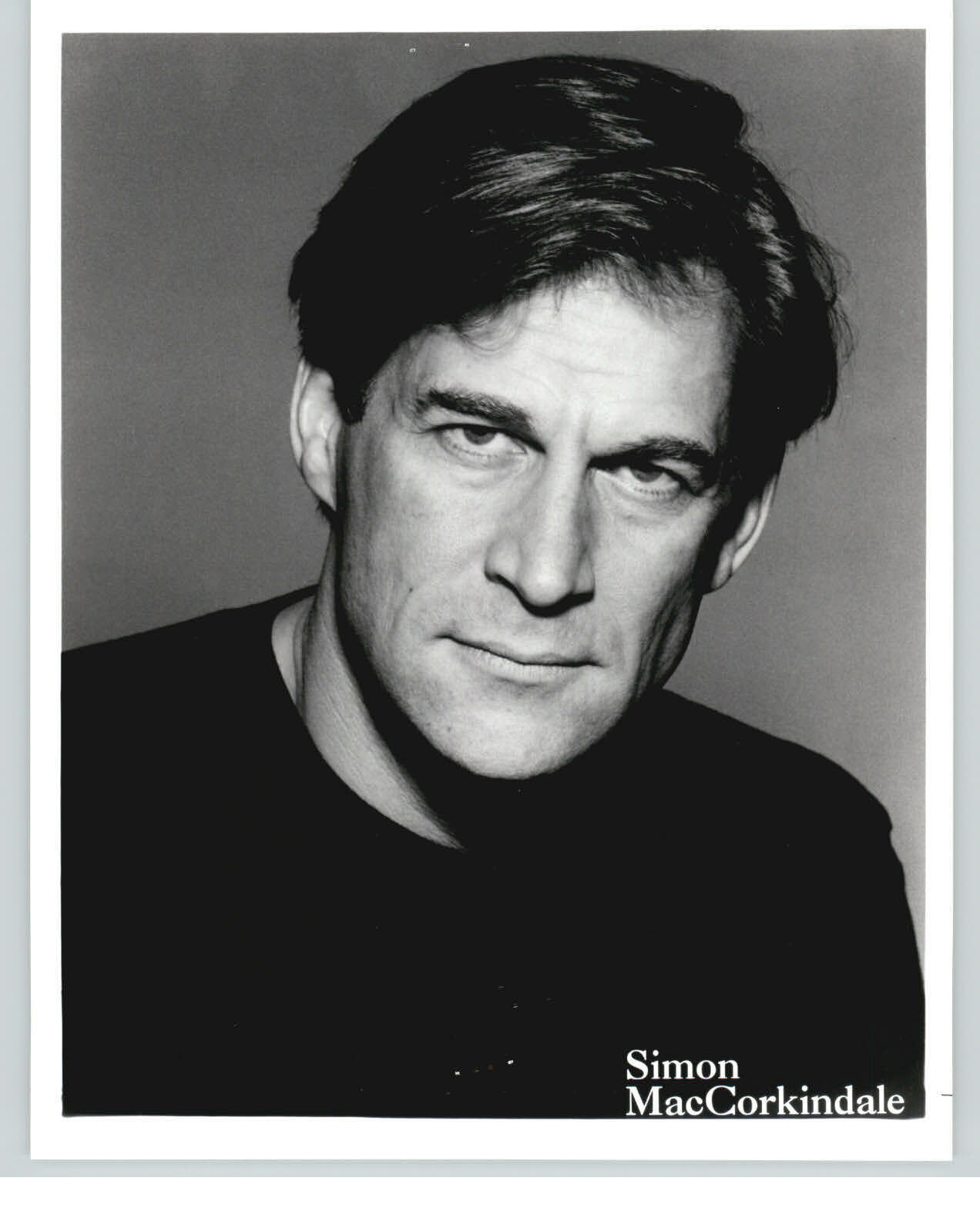 Simon MacCorkindale - 8x10 Headshot Photo Poster painting - Falcon Crest