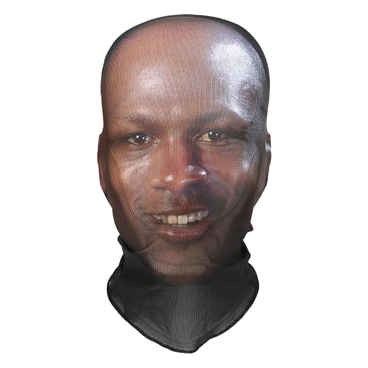 3D Spoof Face Simulation Headgear-MJ