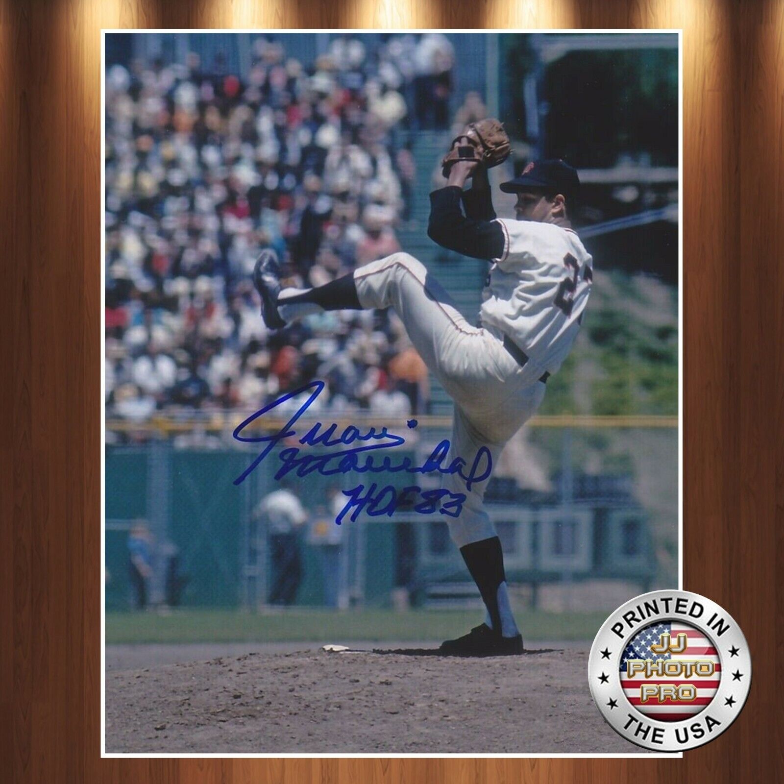 Juan Marichal Autographed Signed 8x10 Photo Poster painting (HOF Giants) REPRINT