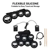 Electric Drum Set,7 Drum Practice Pad, Portable Electronic Drum Pad with Drum Sticks Foot Pedals for Kids Beginners Xmas Birthday Gift for Kids