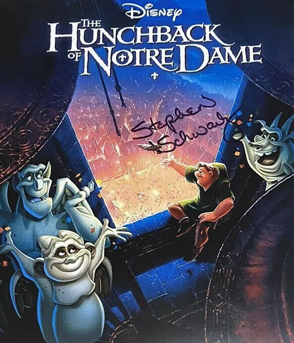 Stephen Schwartz signed autographed 8x10 Hunchback of Notre Dame Poster Photo Poster painting