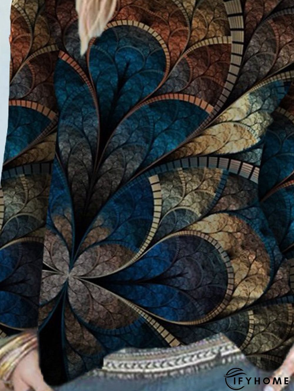 Crew Neck Boho T-shirt | IFYHOME