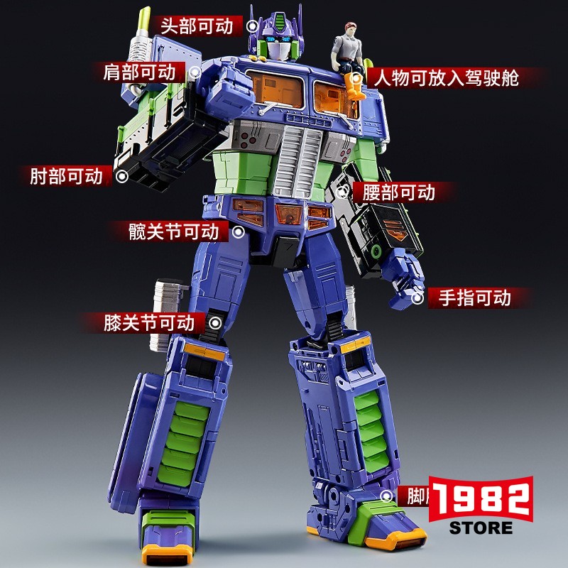 W8036 MPP10 EVA Optimus Prime Commander Transformers Model Action Figure Collectible Toy Gift for Anime and Robot Fans Premium Detailed Jointed Figure