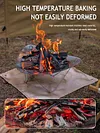 Camping Portable Burning Fire Rack Stainless Steel Bonfire Stove Detachable
