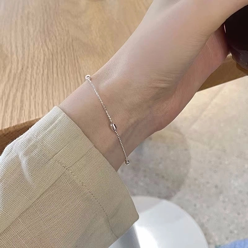 925 Sterling Silver Bracelets Minimalist