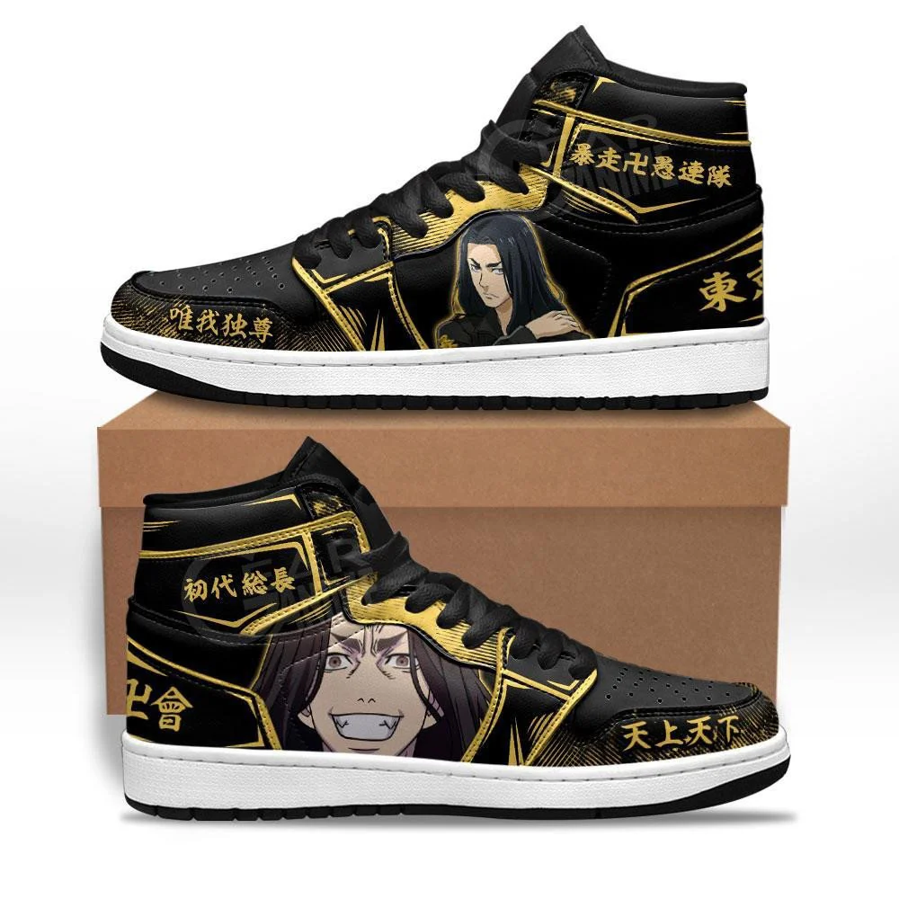 Kingofallstore - Keisuke Baji Sneakers Custom Anime Tokyo Revengers Shoes