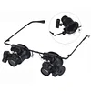 LED Magnifier Glasses Loupes Portable 20X Observation Magnifying Eyewear