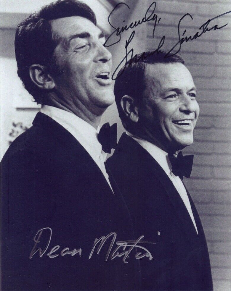 Frank Sinatra / Dean Martin Autographed Signed 8x10 Photo Poster painting REPRINT