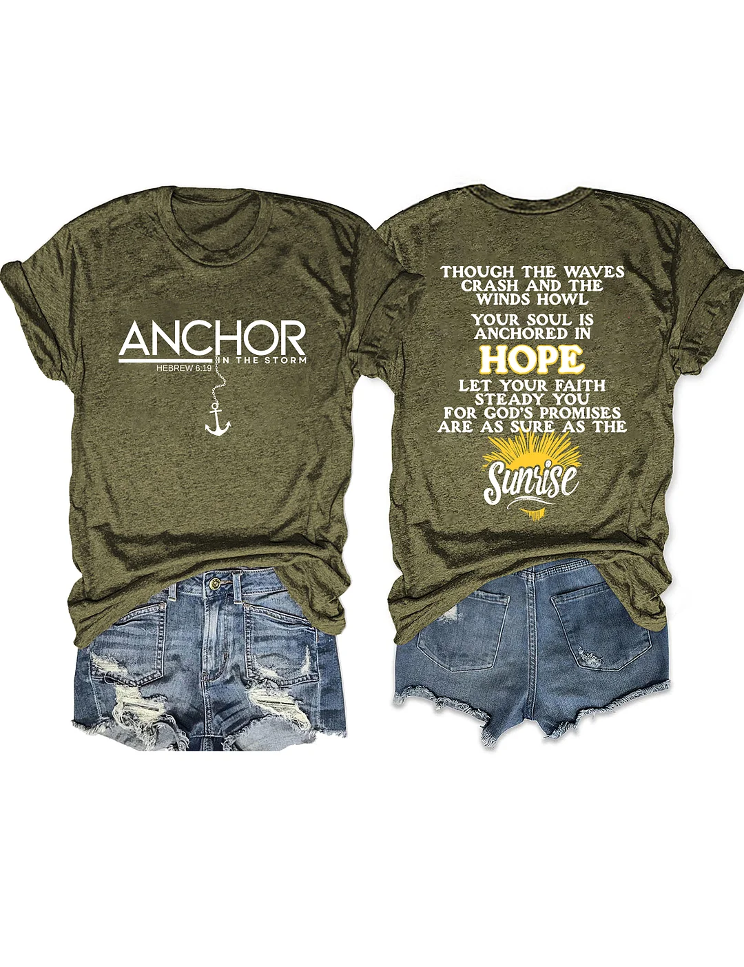 Anchor In The Storm Faith T-shirt