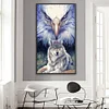 Eagle Wolf-Full Round Diamond Painting(70*40cm)