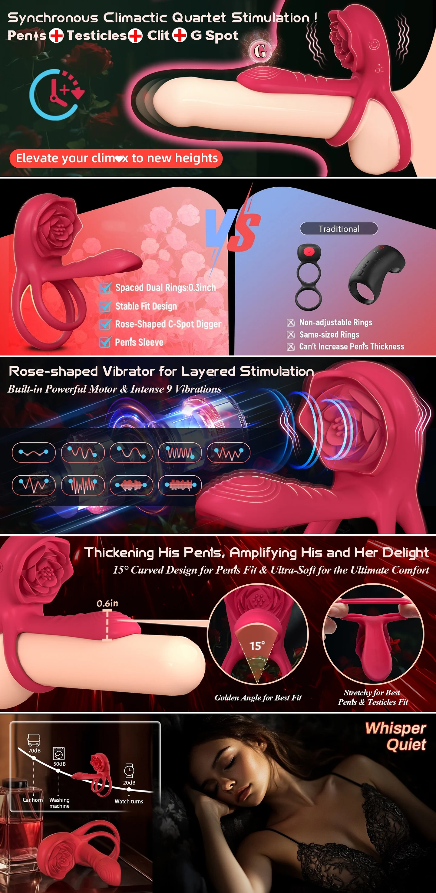 best thrusting rabbit vibrator We-Vibe Verge: Vibrating Cock Ring for Perineum Pleasure – Kinkly Shop main image 1