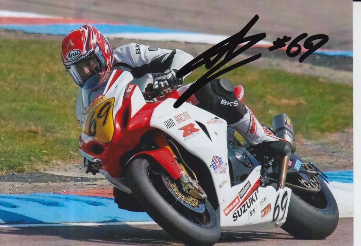 Gary Johnson Hand Signed 7x5 Photo Poster painting BSB, MotoGP, WSBK Isle of Man TT 1.