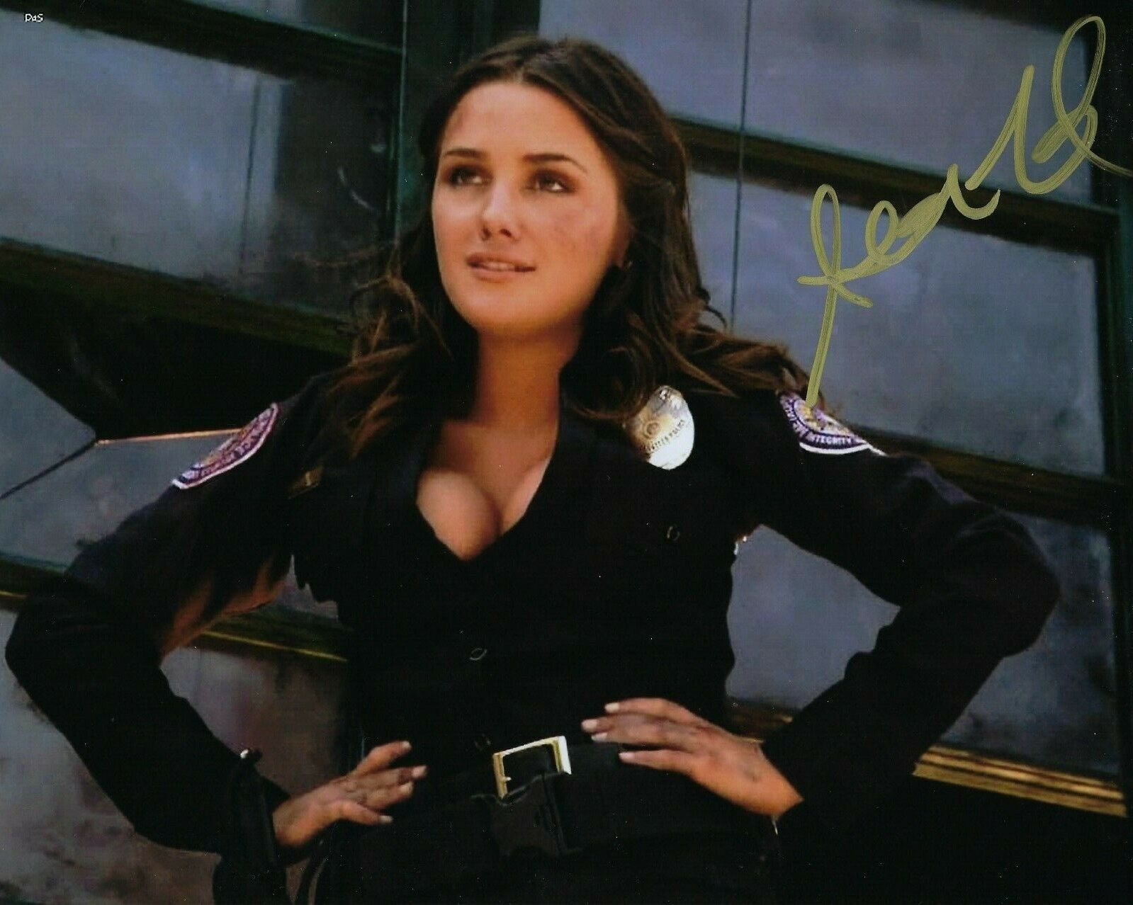 GFA Sexy Cop Actress * ADDISON TIMLIN * Signed 8x10 Photo Poster painting COA