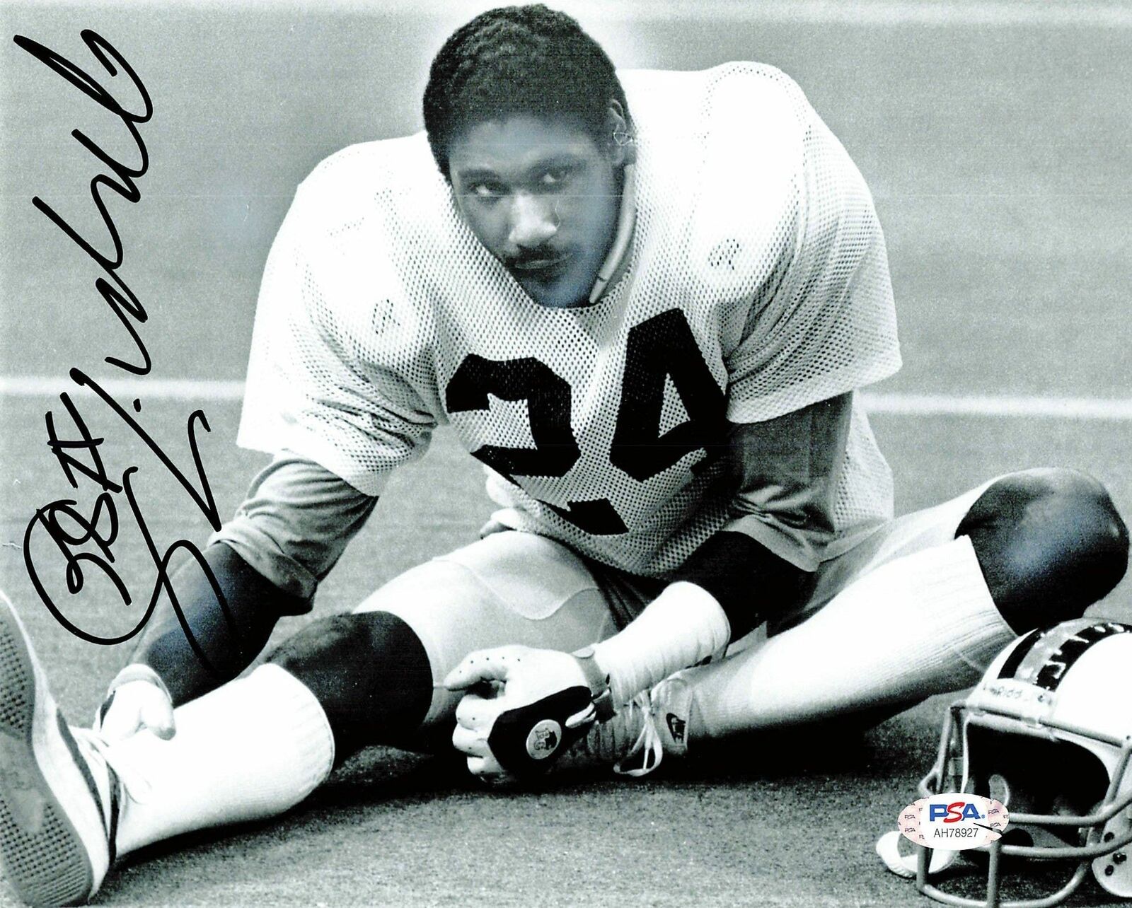 Mervyn Fernandez signed 8x10 Photo Poster painting PSA/DNA BC Lions Autographed