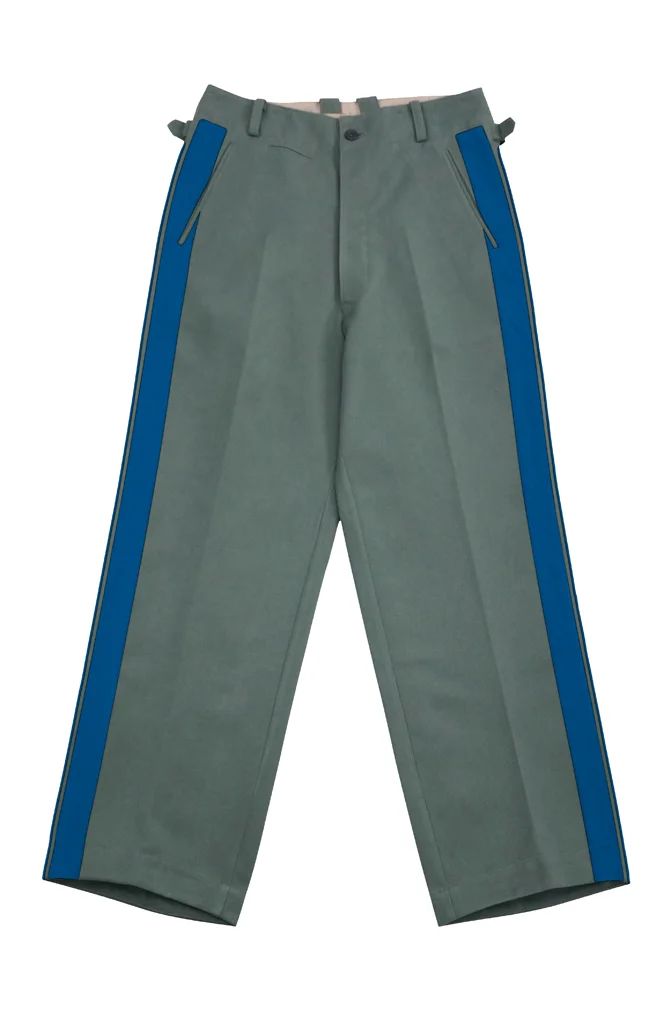  Kriegsmarine German Coastal General Field Grey Gabardine Straight Trousers German-Uniform