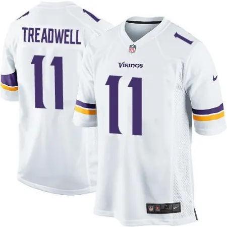 Vikings #11 Laquon Treadwell White Youth Stitched NFL Elite Jersey