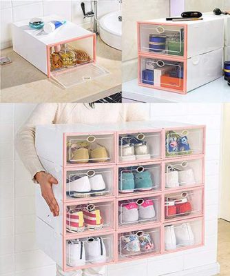Drop Front Organization Boxes, Drop Front Organization Boxes 6 pcs